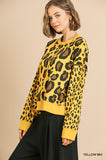 Wild Leopard Top, Yellow