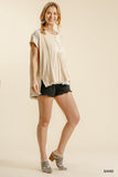Babydoll High Low Top, Sand