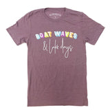 Boat Waves & Lake Days Graphic Tee Shirt