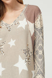 Paisley, Leopard & Star Top