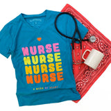 Nurse, A Work of Heart Graphic Tee Shirt