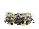 erimish onyx stack bracelets