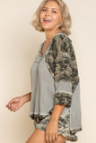 Fearless Perfect Knit Top, Camo